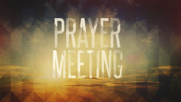 Prayer Meeting – Friday 8th October 2021 in Meeting House at 8pm